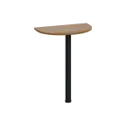 BJD 1 - 60 přístavba jednací, kovová podnož černá, síla desky 18 mm, široká 600 mm, ořech světlý